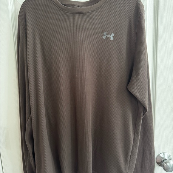 Under Armour Other - Under Armour Men’s Brown Long Sleeve Waffle Tee